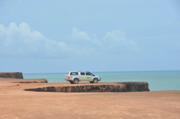O magnífico Chapadão, no caminho entre a praia do Sagi e a Praia da Pipa - RN